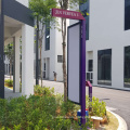 China Custom  Directional Stainless Steel Way Finding Outdoor 3D Pylon Signage